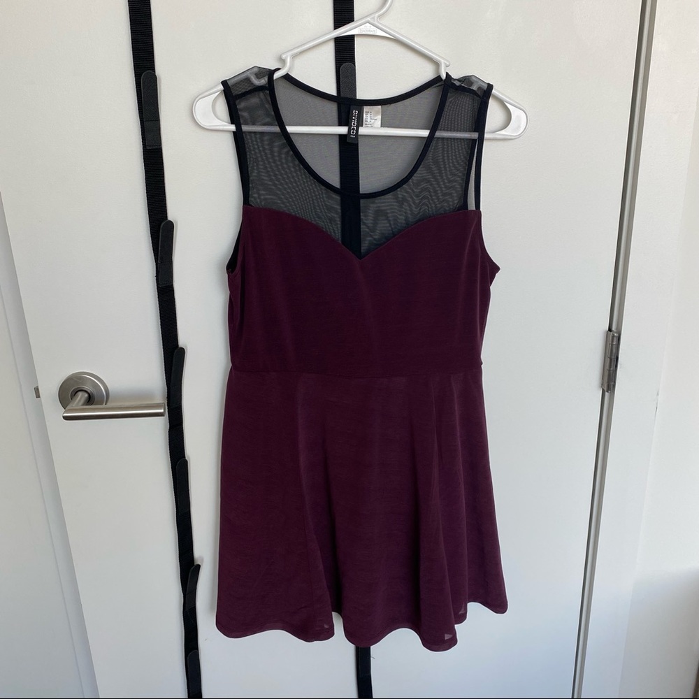H&M Maroon Dress Size M